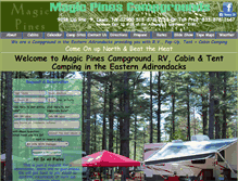 Tablet Screenshot of magicpines.com